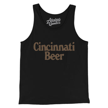 Cincinnati Beer Men/Unisex Tank Top-Allegiant Goods Co. Vintage Sports Apparel