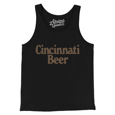 Cincinnati Beer Men/Unisex Tank Top-Allegiant Goods Co. Vintage Sports Apparel