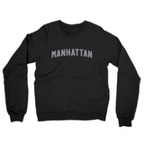 Manhattan Varsity Midweight French Terry Crewneck Sweatshirt-Allegiant Goods Co. Vintage Sports Apparel