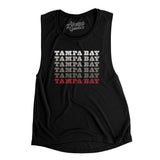 Tampa Bay Repeat Women's Flowey Scoopneck Muscle Tank-Allegiant Goods Co. Vintage Sports Apparel