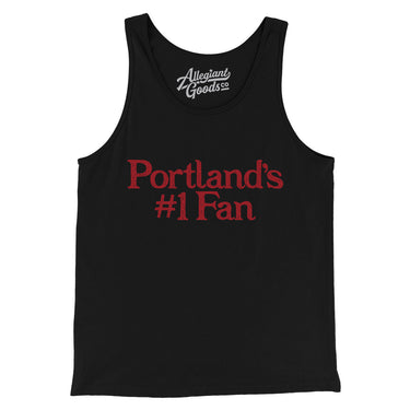 Portland's Number 1 Fan Men/Unisex Tank Top-Allegiant Goods Co. Vintage Sports Apparel
