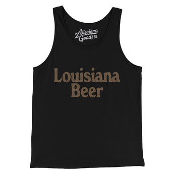 Louisiana Beer Men/Unisex Tank Top-Allegiant Goods Co. Vintage Sports Apparel