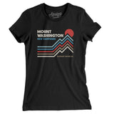 Mount Washington New Hampshire Women's T-Shirt-Black-Allegiant Goods Co. Vintage Sports Apparel