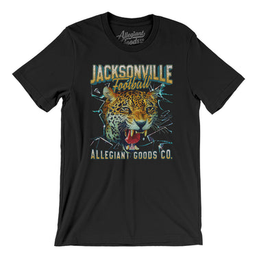 Jacksonville Football Throwback Mascot Men/Unisex T-Shirt-Allegiant Goods Co. Vintage Sports Apparel