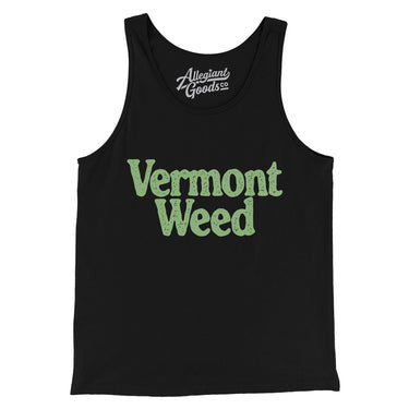 Vermont Weed Men/Unisex Tank Top-Allegiant Goods Co. Vintage Sports Apparel
