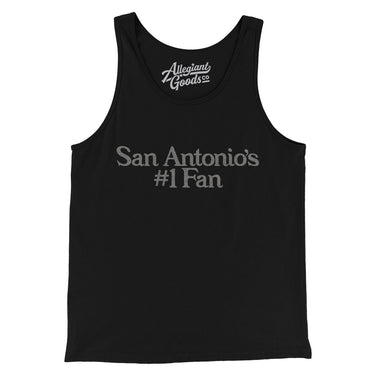 San Antonio's Number 1 Fan Men/Unisex Tank Top-Allegiant Goods Co. Vintage Sports Apparel