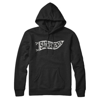 Sacramento Pennant Hoodie-Allegiant Goods Co. Vintage Sports Apparel