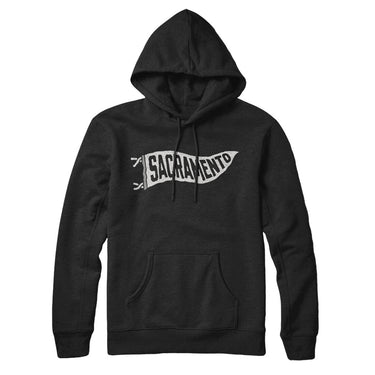 Sacramento Pennant Hoodie-Allegiant Goods Co. Vintage Sports Apparel