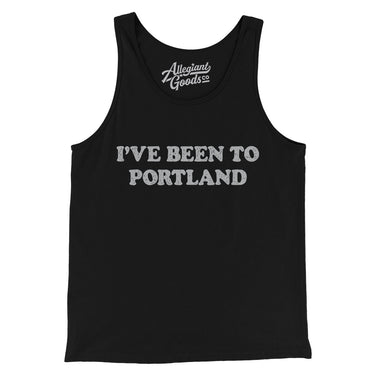I've Been To Portland Men/Unisex Tank Top-Allegiant Goods Co. Vintage Sports Apparel