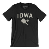 Iowa Pickleball Men/Unisex T-Shirt-Black-Allegiant Goods Co. Vintage Sports Apparel