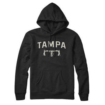 Tampa Cycling Hoodie-Black-Allegiant Goods Co. Vintage Sports Apparel