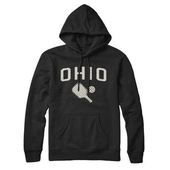 Ohio Pickleball Hoodie-Black-Allegiant Goods Co. Vintage Sports Apparel