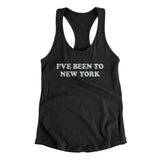 I've Been To New York Women's Racerback Tank-Allegiant Goods Co. Vintage Sports Apparel