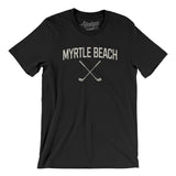 Myrtle Beach Golf Men/Unisex T-Shirt-Black-Allegiant Goods Co. Vintage Sports Apparel