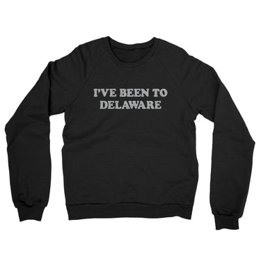 I've Been To Delaware Midweight French Terry Crewneck Sweatshirt-Allegiant Goods Co. Vintage Sports Apparel