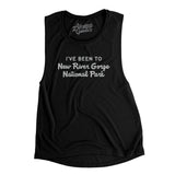 I've Been To New River Gorge National Park Women's Flowey Scoopneck Muscle Tank-Allegiant Goods Co. Vintage Sports Apparel