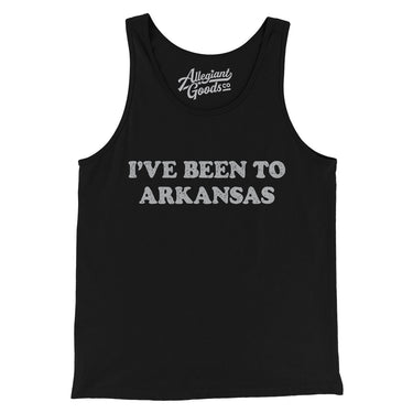 I've Been To Arkansas Men/Unisex Tank Top-Allegiant Goods Co. Vintage Sports Apparel
