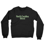 North Carolina Weed Midweight French Terry Crewneck Sweatshirt-Allegiant Goods Co. Vintage Sports Apparel