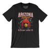 Arizona Football Throwback Mascot Men/Unisex T-Shirt-Black-Allegiant Goods Co. Vintage Sports Apparel