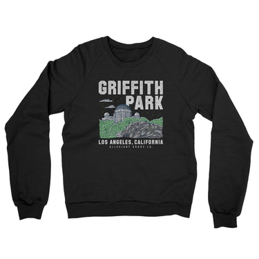 Griffith Park Midweight French Terry Crewneck Sweatshirt-Allegiant Goods Co. Vintage Sports Apparel