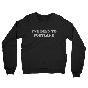 I've Been To Portland Midweight French Terry Crewneck Sweatshirt-Allegiant Goods Co. Vintage Sports Apparel