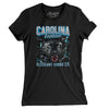 Carolina Football Throwback Mascot Women's T-Shirt-Black-Allegiant Goods Co. Vintage Sports Apparel