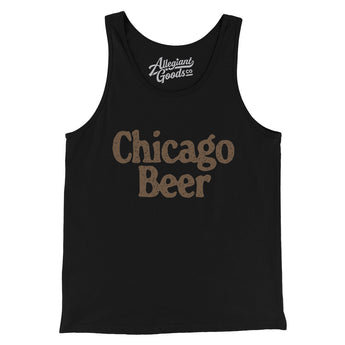 Chicago Beer Men/Unisex Tank Top-Allegiant Goods Co. Vintage Sports Apparel