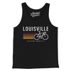Louisville Cycling Men/Unisex Tank Top-Black-Allegiant Goods Co. Vintage Sports Apparel