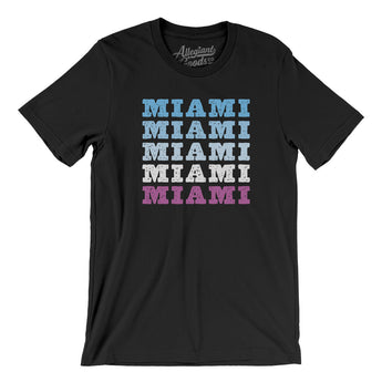 Miami Repeat Men/Unisex T-Shirt-Allegiant Goods Co. Vintage Sports Apparel