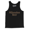 Milwaukee Beer Men/Unisex Tank Top-Black-Allegiant Goods Co. Vintage Sports Apparel