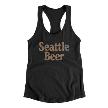 Seattle Beer Women's Racerback Tank-Allegiant Goods Co. Vintage Sports Apparel