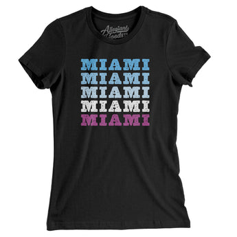 Miami Repeat Women's T-Shirt-Allegiant Goods Co. Vintage Sports Apparel