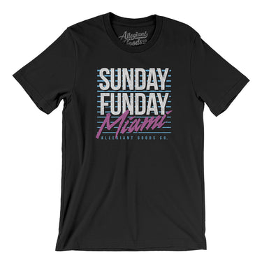 Sunday Funday Miami Men/Unisex T-Shirt-Allegiant Goods Co. Vintage Sports Apparel