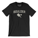 Boulder Pickleball Men/Unisex T-Shirt-Black-Allegiant Goods Co. Vintage Sports Apparel