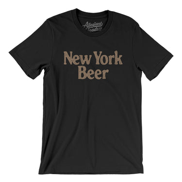 New York Beer Men/Unisex T-Shirt-Allegiant Goods Co. Vintage Sports Apparel