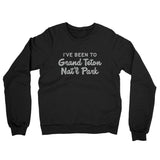 I've Been To Grand Teton National Park Midweight French Terry Crewneck Sweatshirt-Allegiant Goods Co. Vintage Sports Apparel
