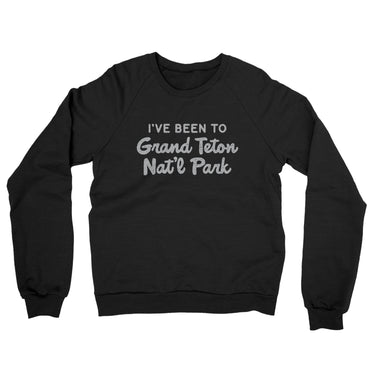 I've Been To Grand Teton National Park Midweight French Terry Crewneck Sweatshirt-Allegiant Goods Co. Vintage Sports Apparel