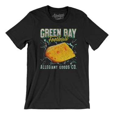 Green Bay Football Throwback Mascot Men/Unisex T-Shirt-Allegiant Goods Co. Vintage Sports Apparel