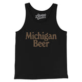 Michigan Beer Men/Unisex Tank Top-Black-Allegiant Goods Co. Vintage Sports Apparel