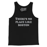 There's No Place Like Boston Men/Unisex Tank Top-Black-Allegiant Goods Co. Vintage Sports Apparel