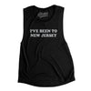 I've Been To New Jersey Women's Flowey Scoopneck Muscle Tank-Black-Allegiant Goods Co. Vintage Sports Apparel