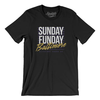 Sunday Funday Baltimore Men/Unisex T-Shirt-Allegiant Goods Co. Vintage Sports Apparel