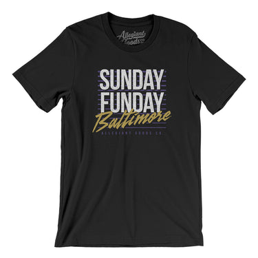 Sunday Funday Baltimore Men/Unisex T-Shirt-Allegiant Goods Co. Vintage Sports Apparel