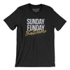 Sunday Funday Baltimore Men/Unisex T-Shirt-Black-Allegiant Goods Co. Vintage Sports Apparel