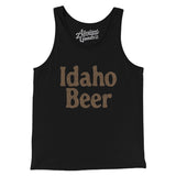 Idaho Beer Men/Unisex Tank Top-Black-Allegiant Goods Co. Vintage Sports Apparel
