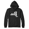 New York State Shape Text Hoodie-Black-Allegiant Goods Co. Vintage Sports Apparel