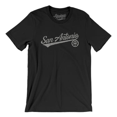 San Antonio Vintage Script Men/Unisex T-Shirt-Allegiant Goods Co. Vintage Sports Apparel