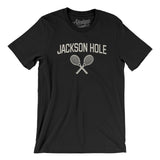 Jackson Hole Tennis Men/Unisex T-Shirt-Black-Allegiant Goods Co. Vintage Sports Apparel