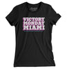 Victory Monday Miami Women's T-Shirt-Black-Allegiant Goods Co. Vintage Sports Apparel