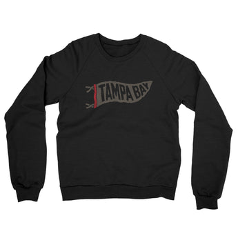 Tampa Bay Pennant Midweight French Terry Crewneck Sweatshirt-Allegiant Goods Co. Vintage Sports Apparel